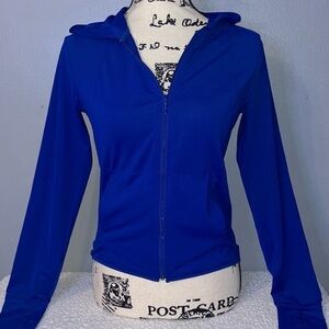 Uniqlo Airism UV Protection Full Zip Hoodie - Royal Blue